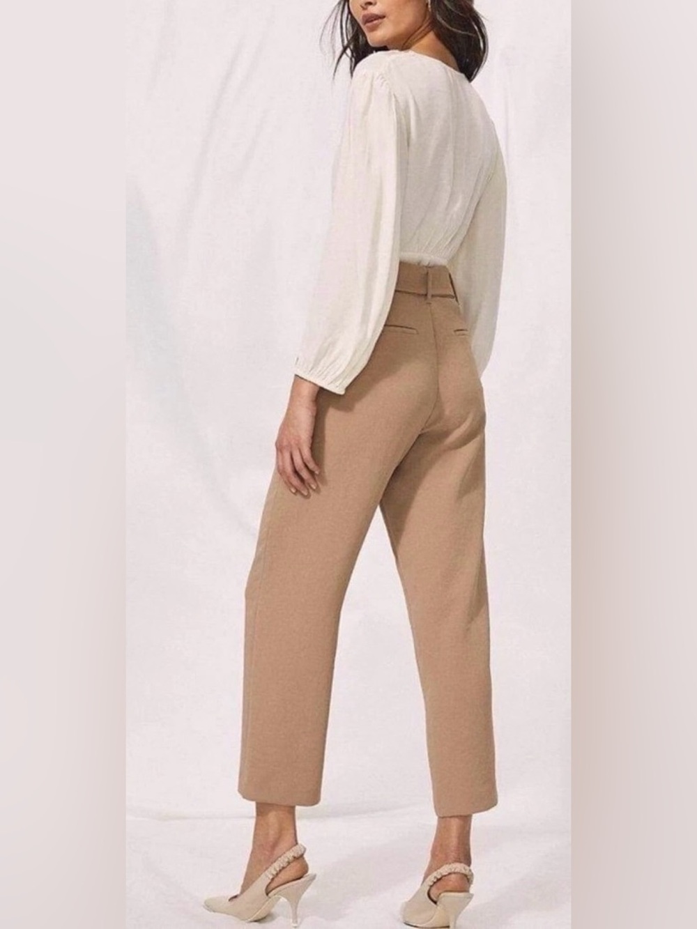 Wilfred Tie Front Pant (in Tan, missing belt)